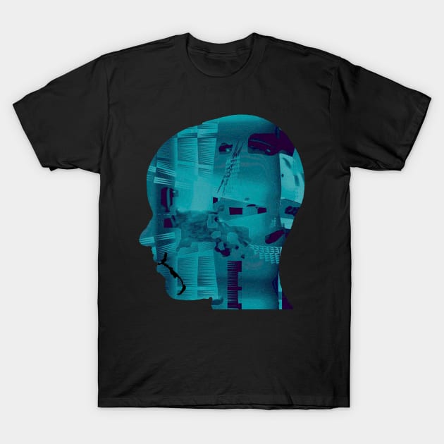 Blue face T-Shirt by DARNA